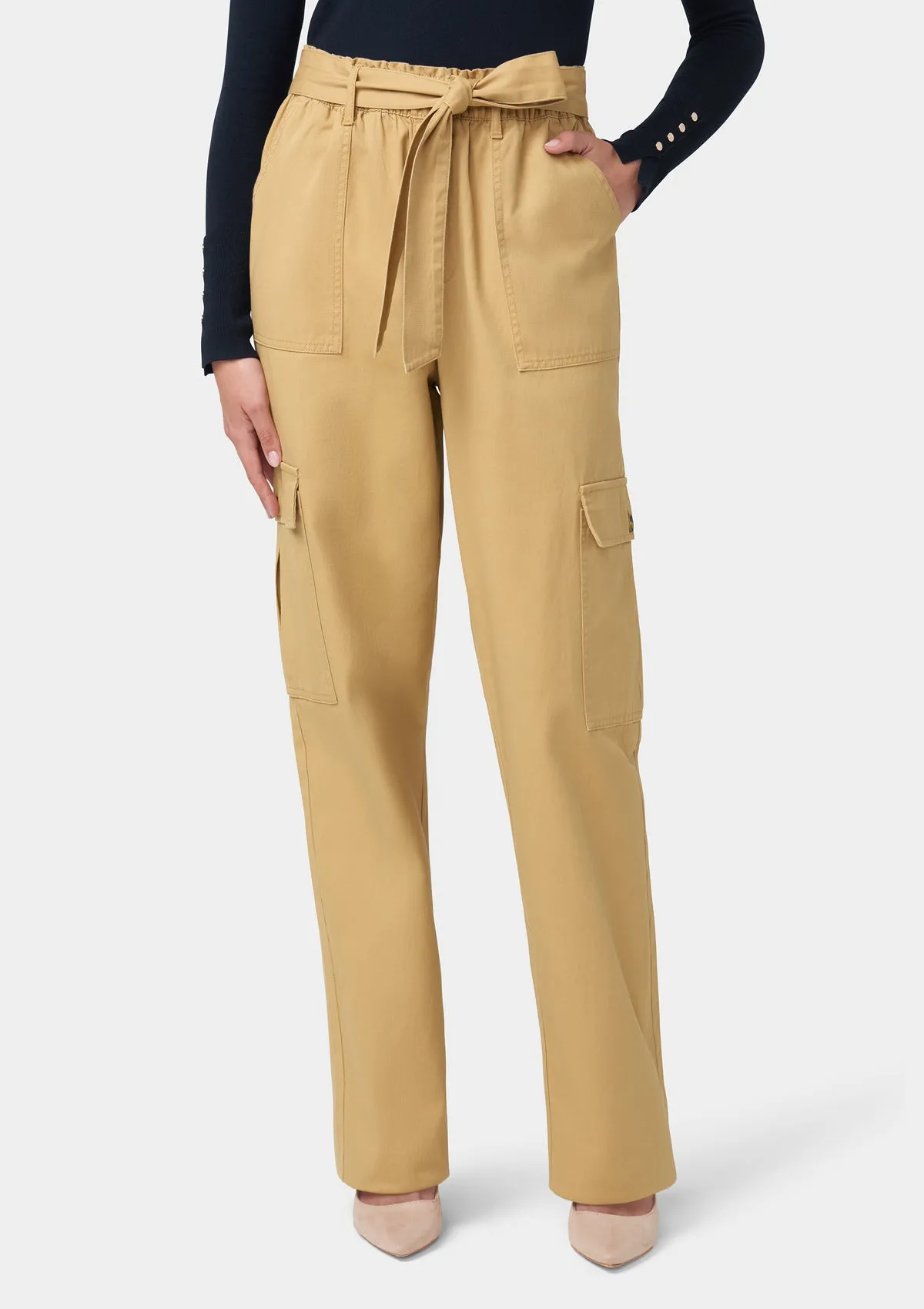 Tall Brooklyn Cargo Pants with Tie Smart & Chic Outfit