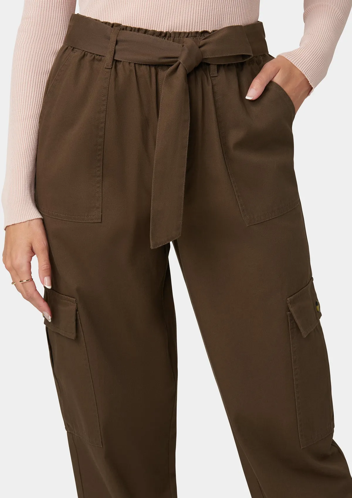 Tall Brooklyn Cargo Pants with Tie Smart & Chic Outfit