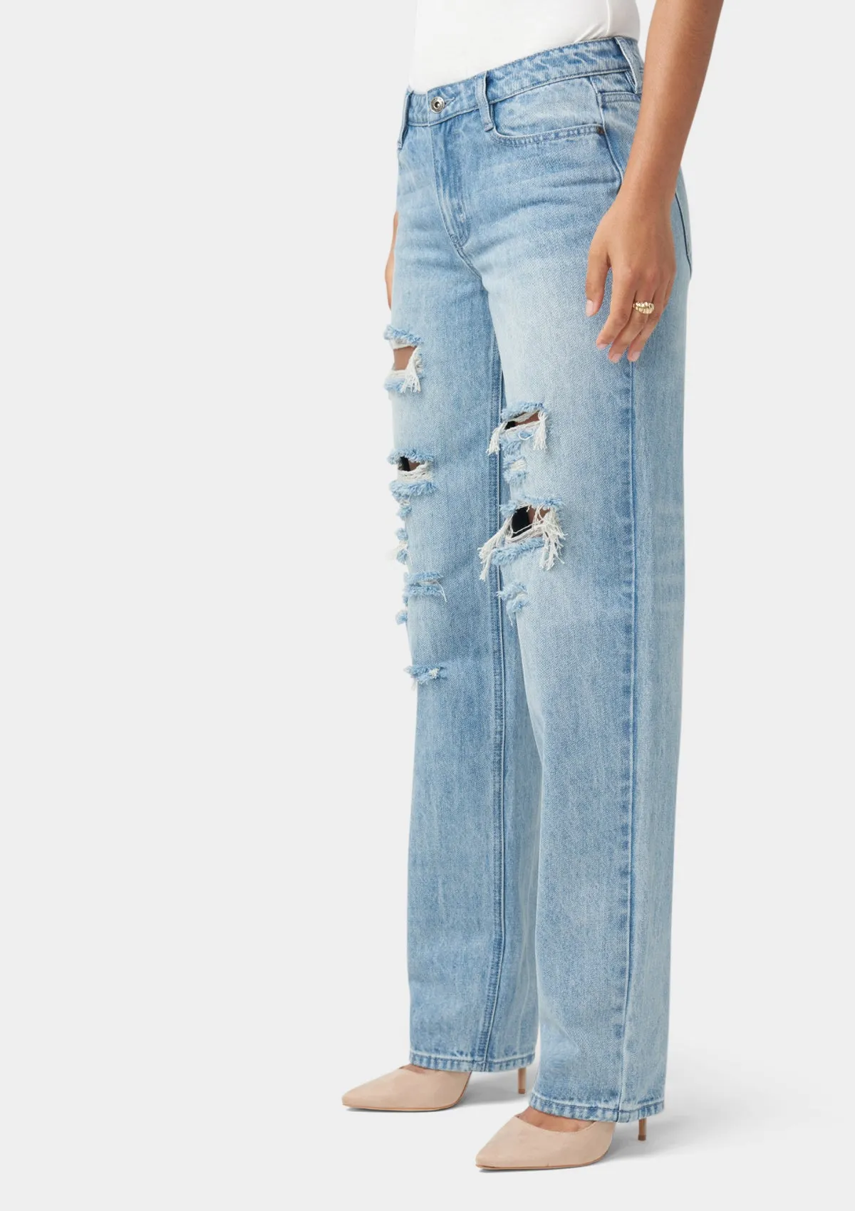 Tall Cali Girlfriend Jeans Smart & Chic Outfit