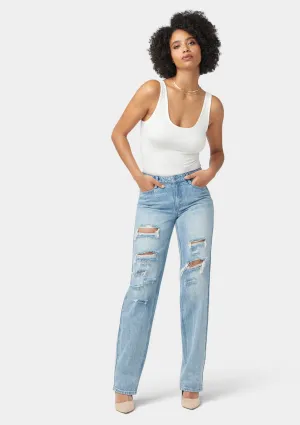 Tall Cali Girlfriend Jeans Smart & Chic Outfit