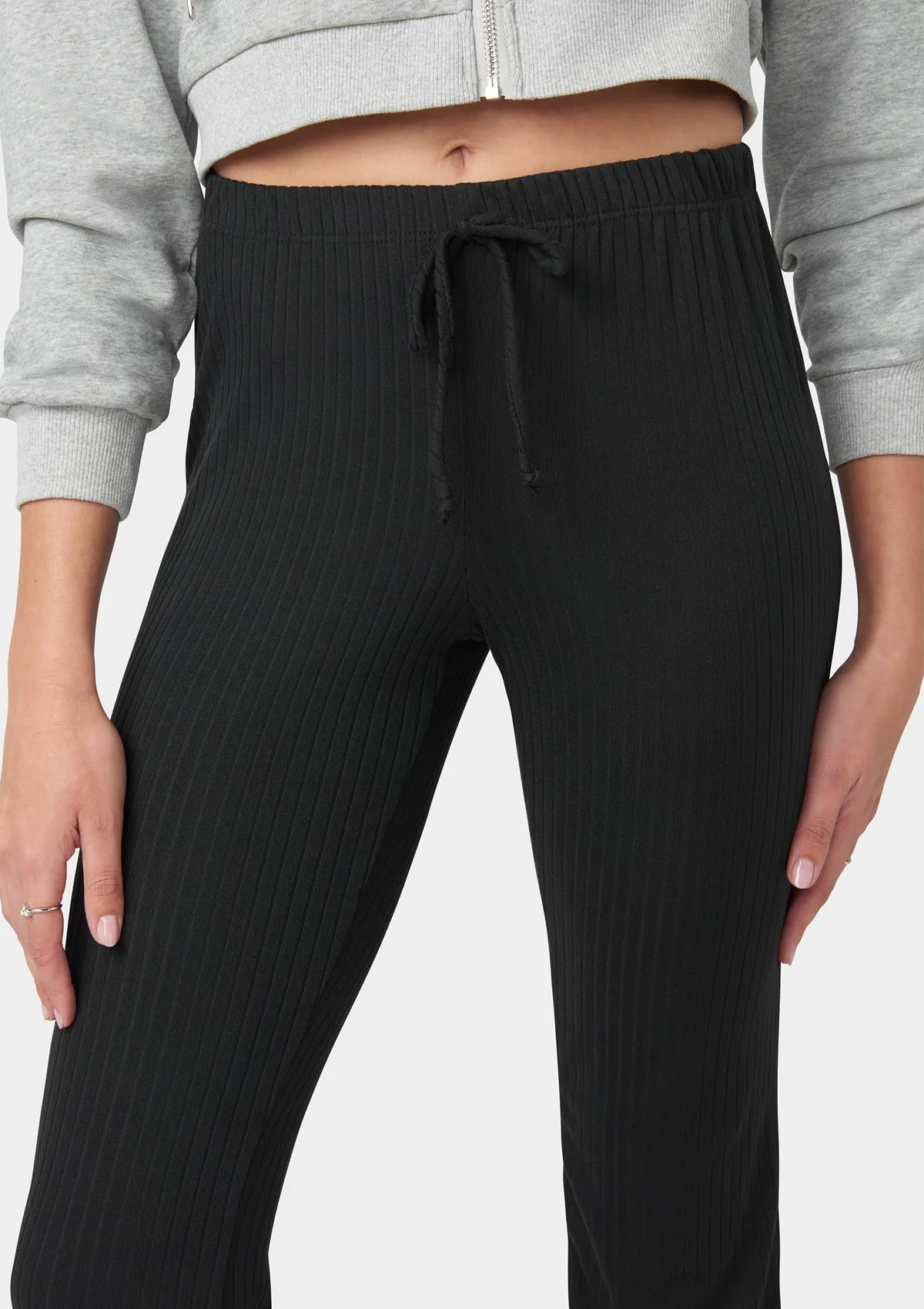 Tall Elana Rib Knit Pants Smart & Chic Outfit