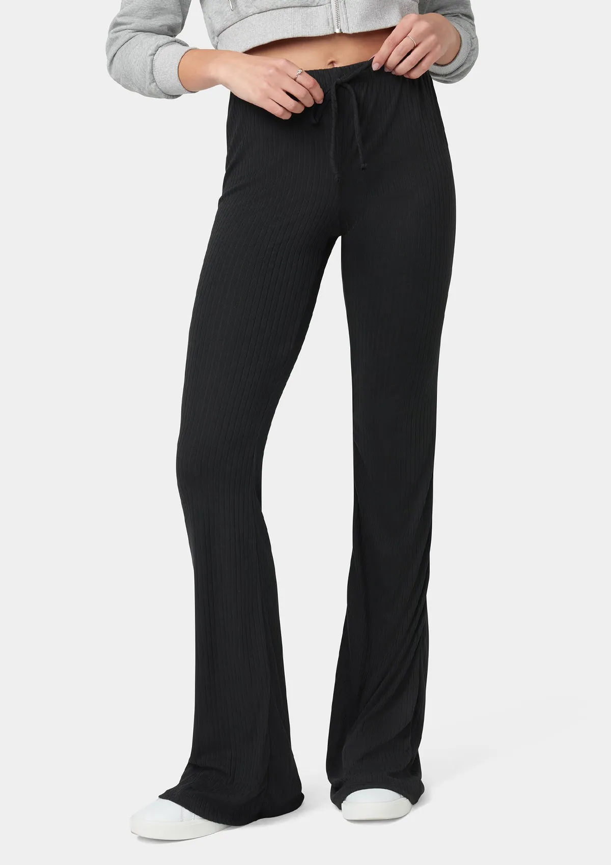 Tall Elana Rib Knit Pants Smart & Chic Outfit