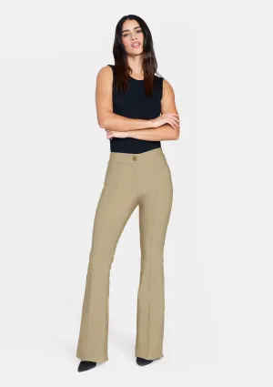 Tall High Waist Flare Dress Pants Smart & Chic Outfit