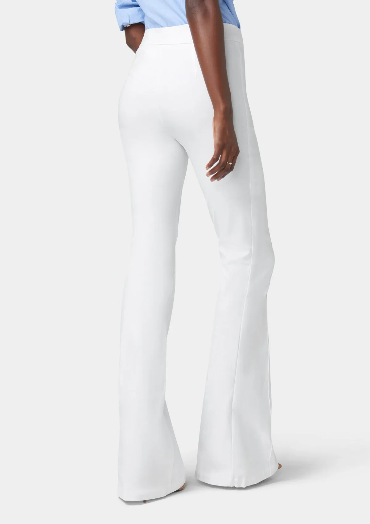 Tall High Waist Flare Dress Pants Smart & Chic Outfit