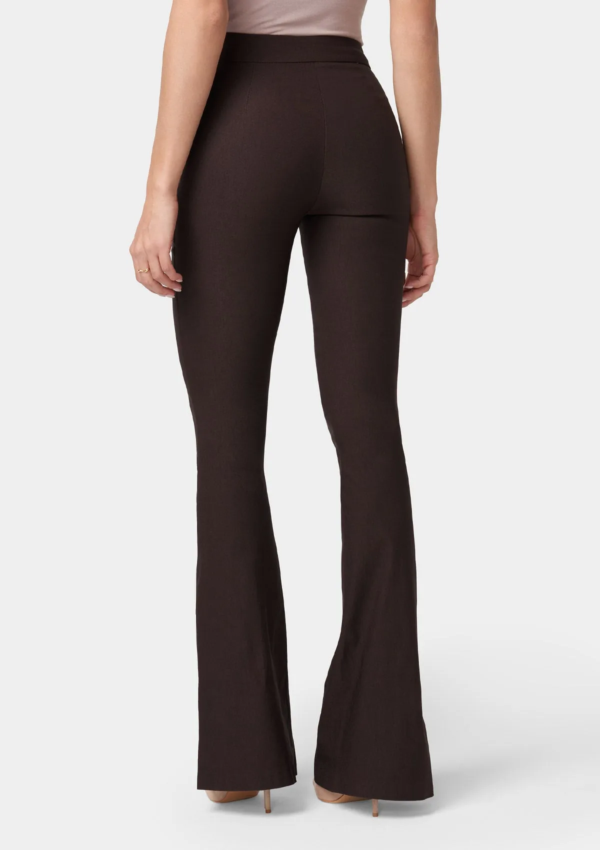 Tall High Waist Flare Dress Pants Smart & Chic Outfit
