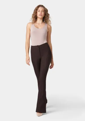 Tall High Waist Flare Dress Pants Smart & Chic Outfit