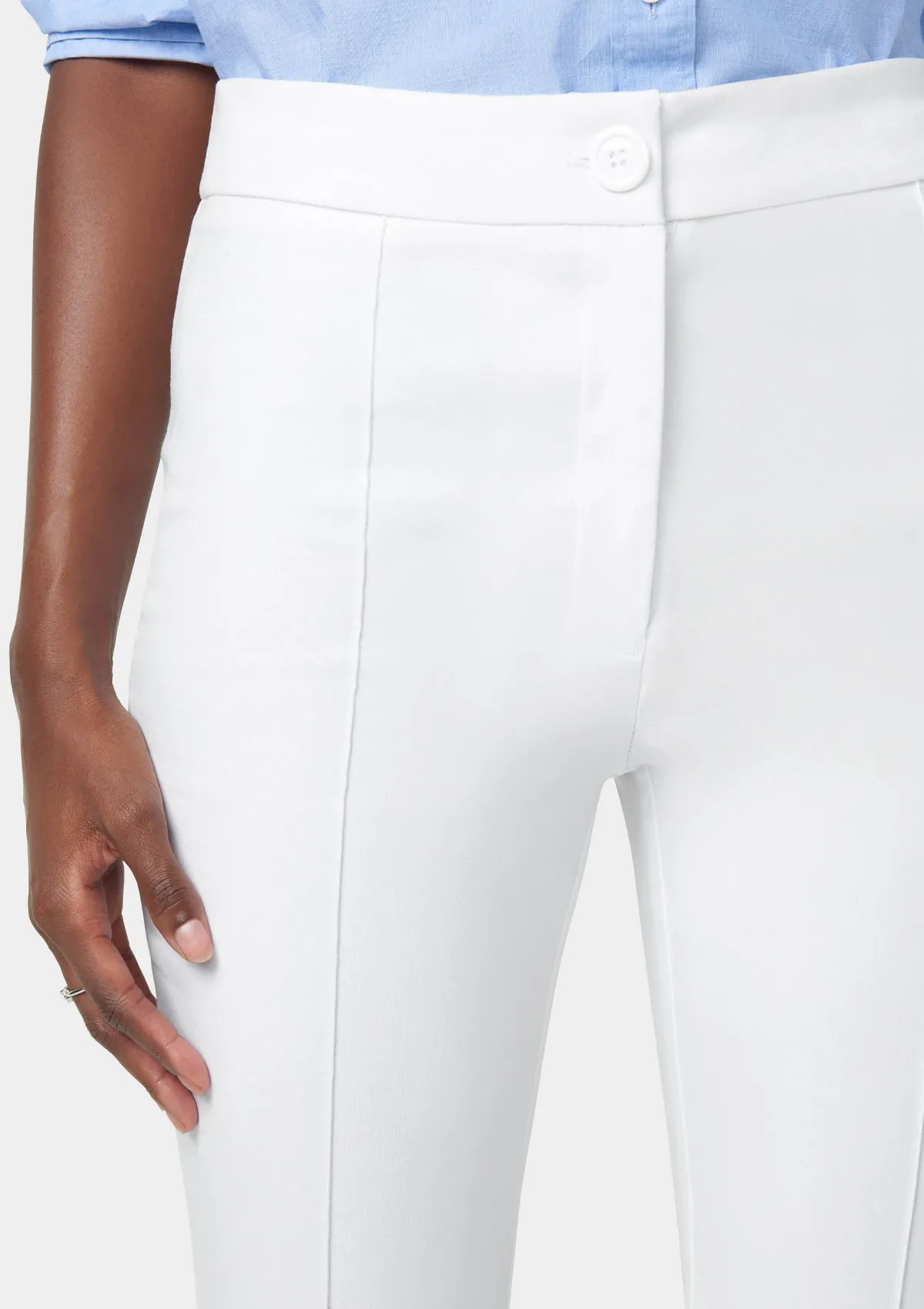 Tall High Waist Flare Dress Pants Smart & Chic Outfit