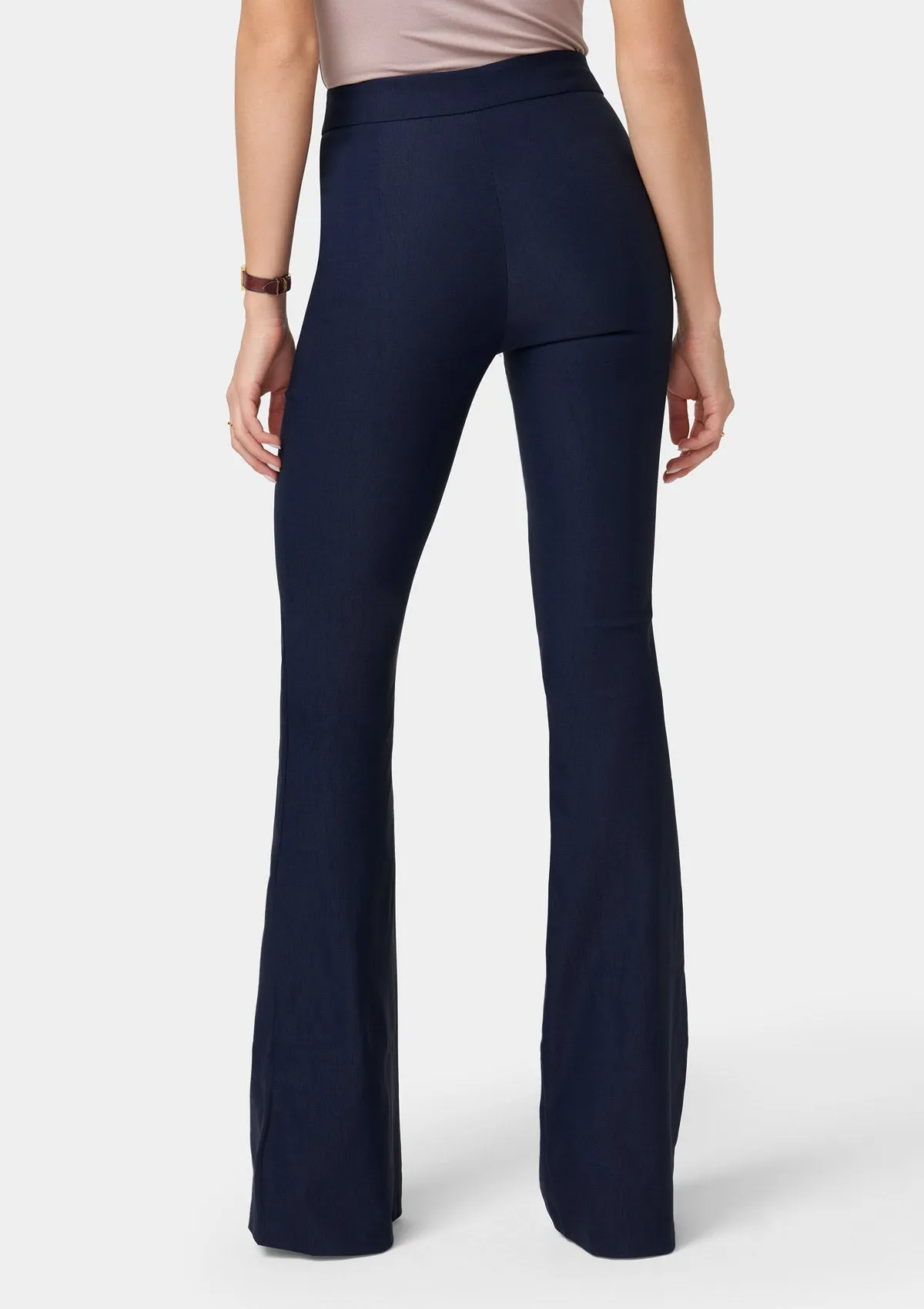 Tall High Waist Flare Dress Pants Smart & Chic Outfit