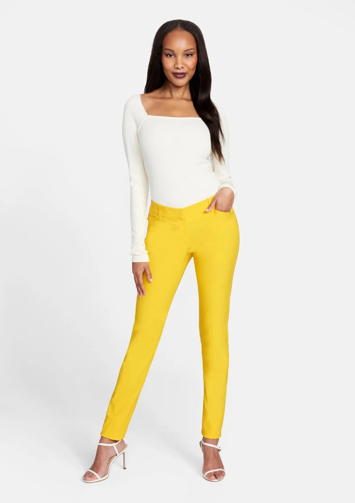 Tall Julia Dressy Skinny Pants Smart & Chic Outfit