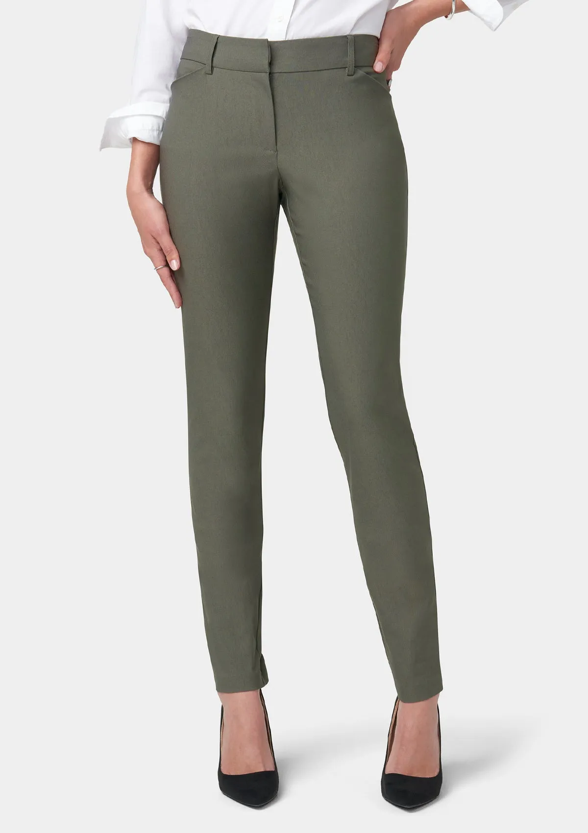 Tall Julia Dressy Skinny Pants Smart & Chic Outfit