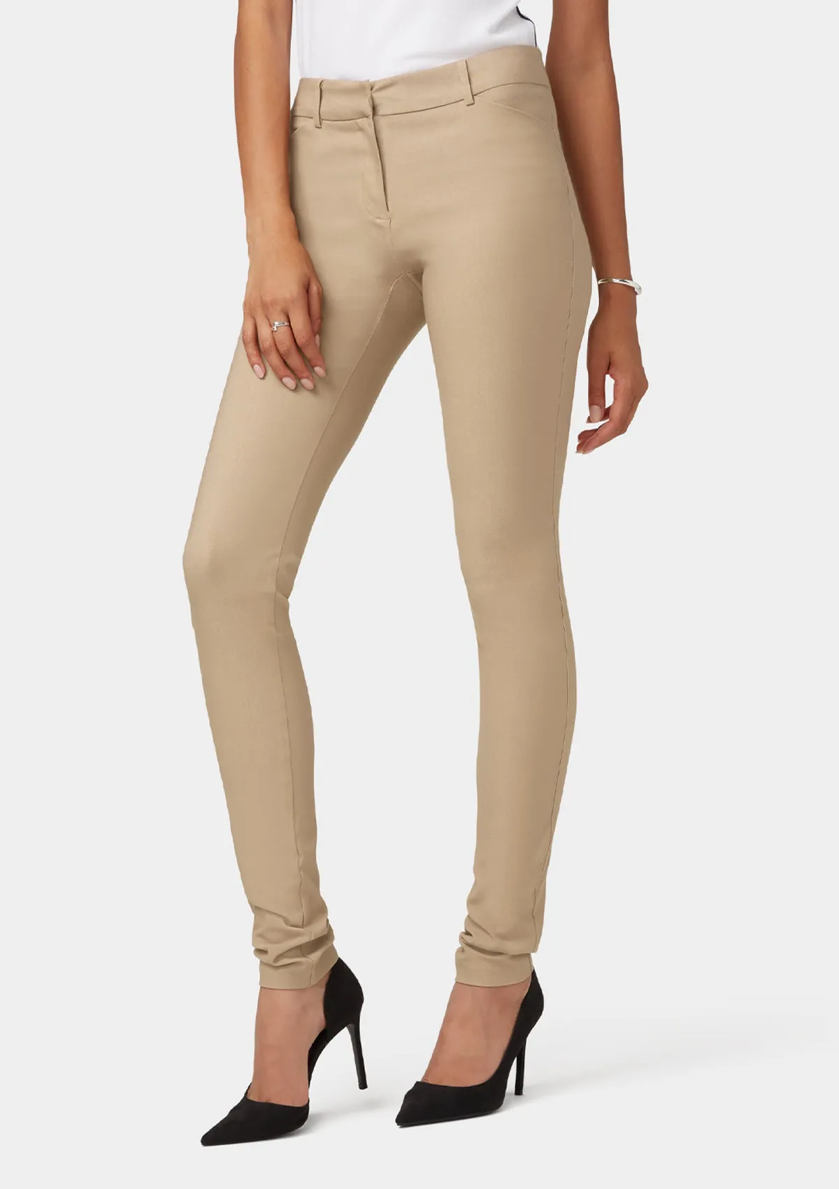 Tall Julia Dressy Skinny Pants Smart & Chic Outfit