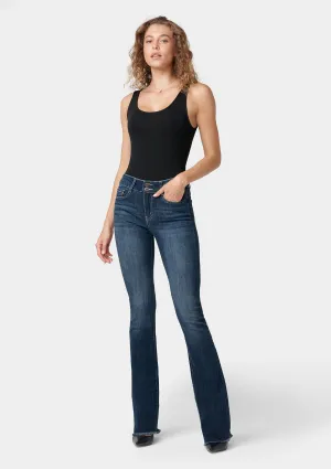 Tall Kellie Mid Rise Bootcut Jeans Smart & Chic Outfit