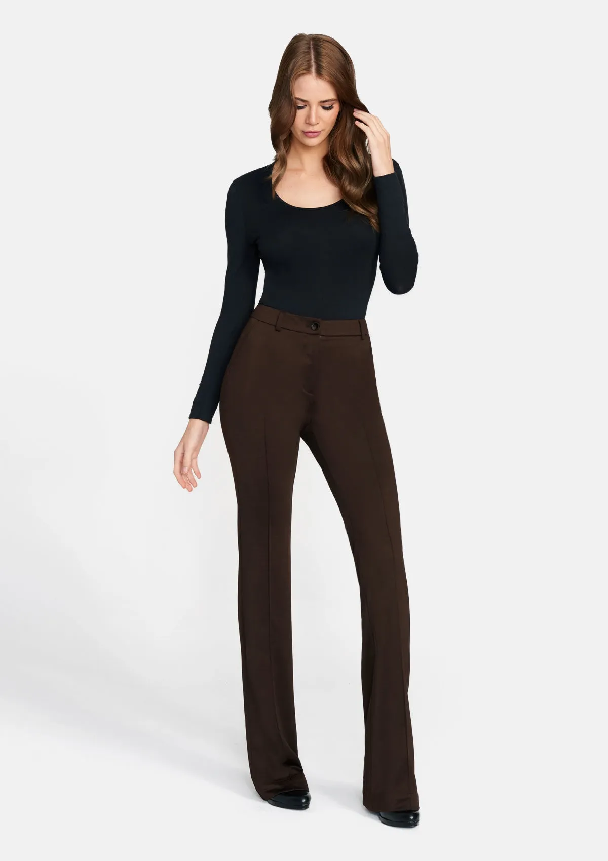 Tall Lia Flare Dress Pants Smart & Chic Outfit