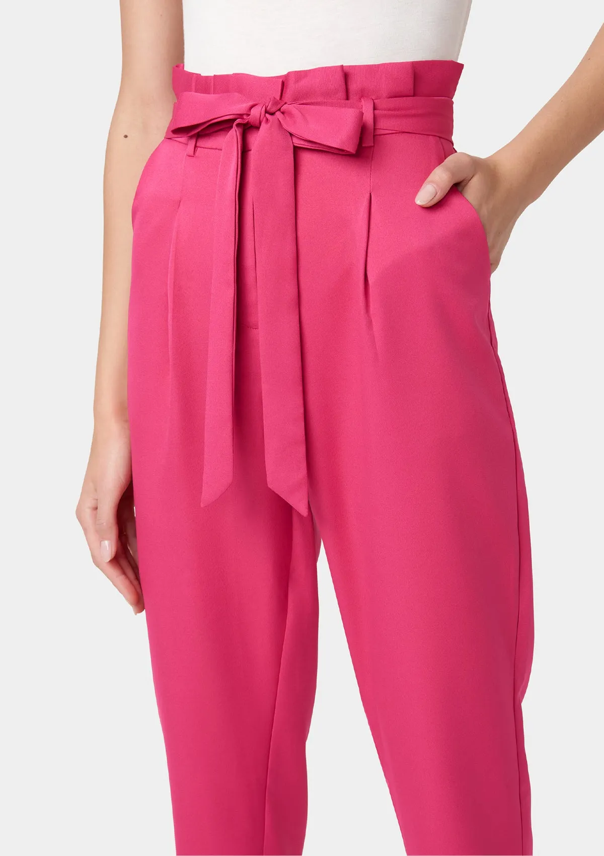 Tall Lily Tie Waist Skinny Pants Smart & Chic Outfit