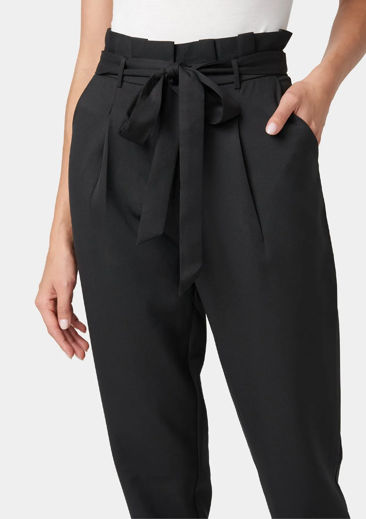 Tall Lily Tie Waist Skinny Pants Smart & Chic Outfit