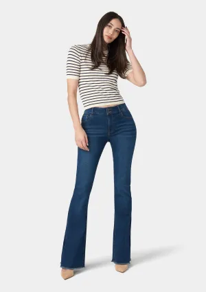 Tall Olivia Flare Jeans With Slit Smart & Chic Outfit