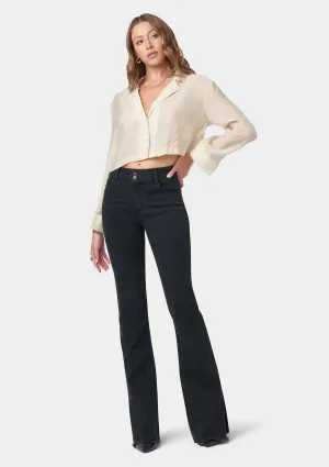 Tall Olivia Flare Jeans With Slit Smart & Chic Outfit