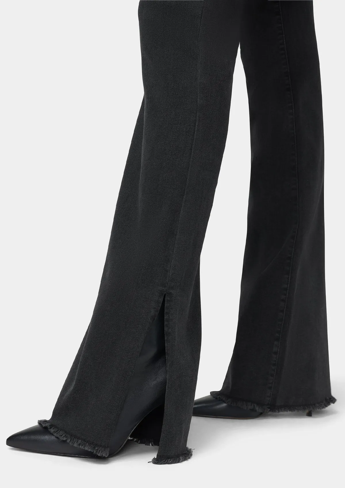 Tall Olivia Flare Jeans With Slit Smart & Chic Outfit