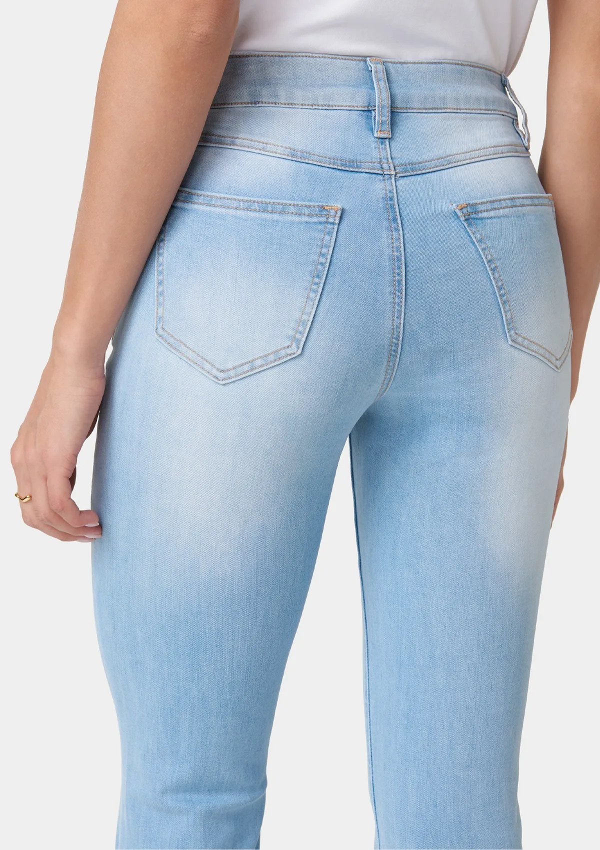 Tall Riley High Rise Flare Jeans Smart & Chic Outfit