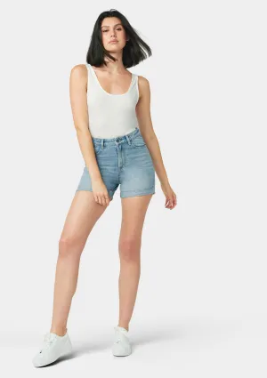 Tall Sadie Denim Shorts Smart & Chic Outfit