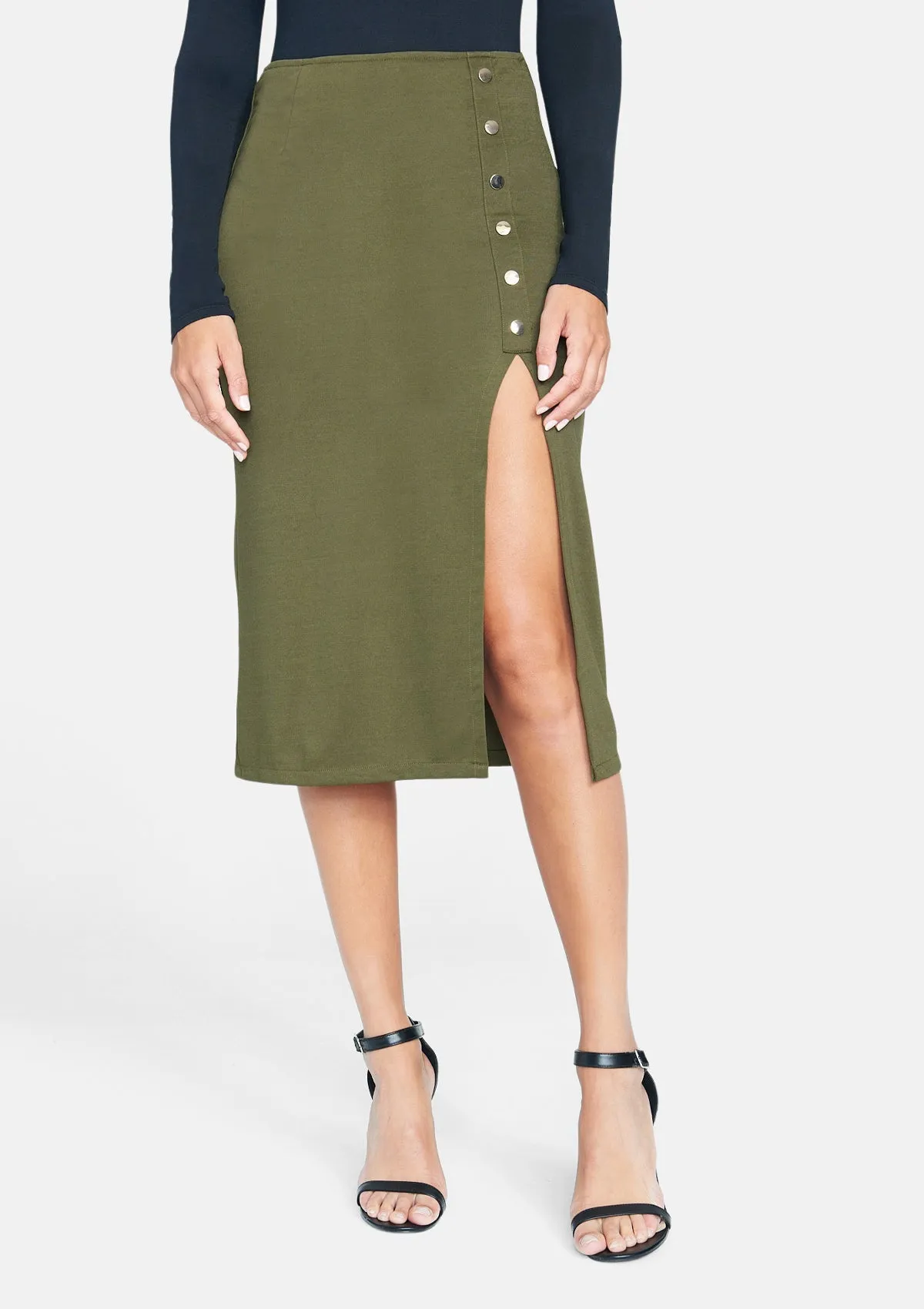 Tall Sadona Midi Skirt Smart & Chic Outfit