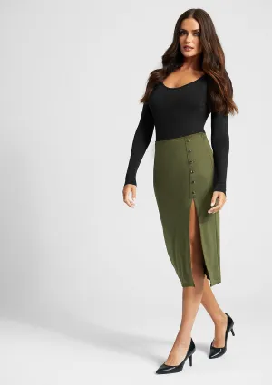 Tall Sadona Midi Skirt Smart & Chic Outfit
