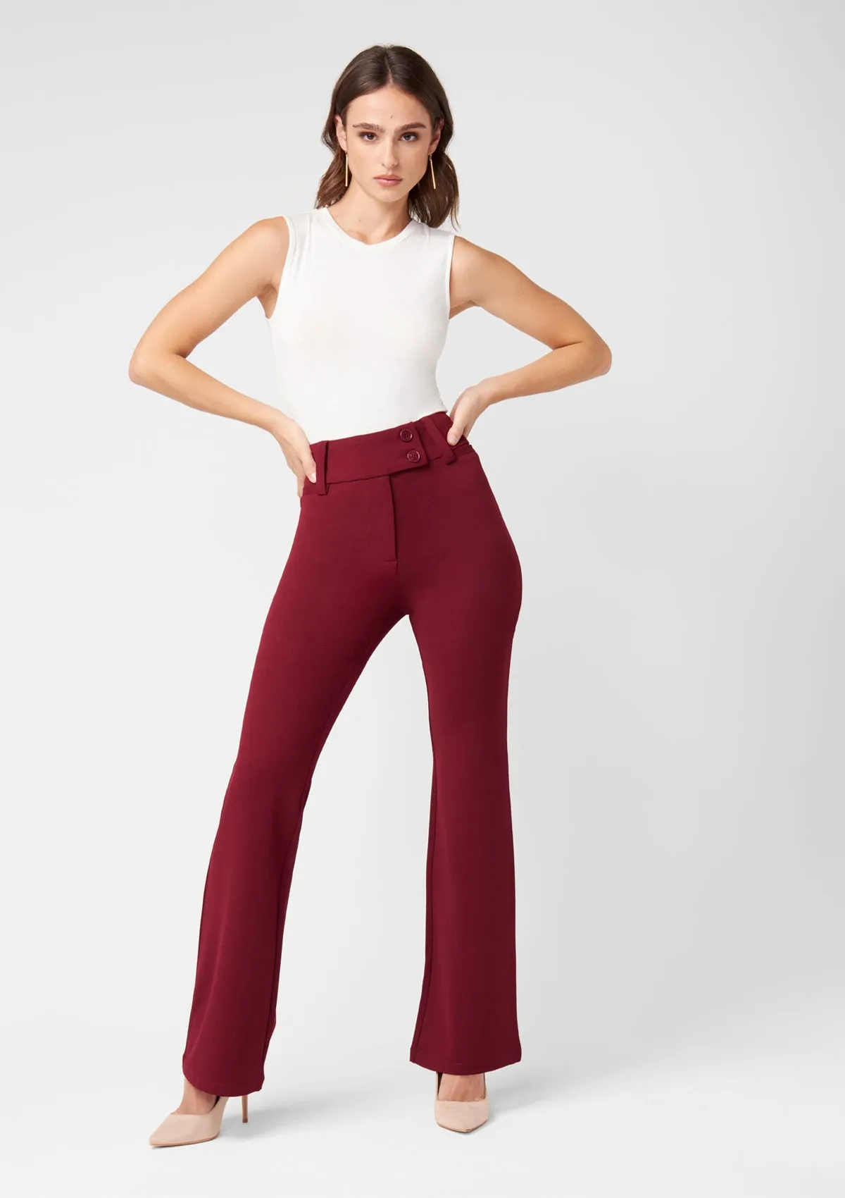 Tall Stanton Flare Pants Smart & Chic Outfit