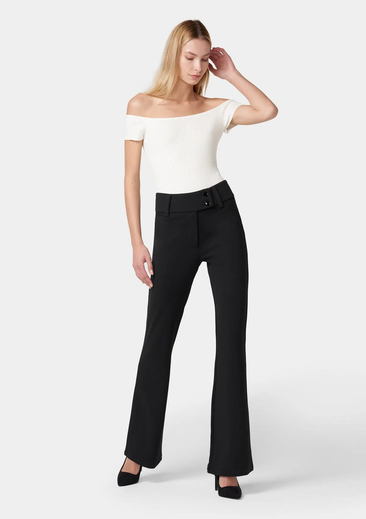Tall Stanton Flare Pants Smart & Chic Outfit