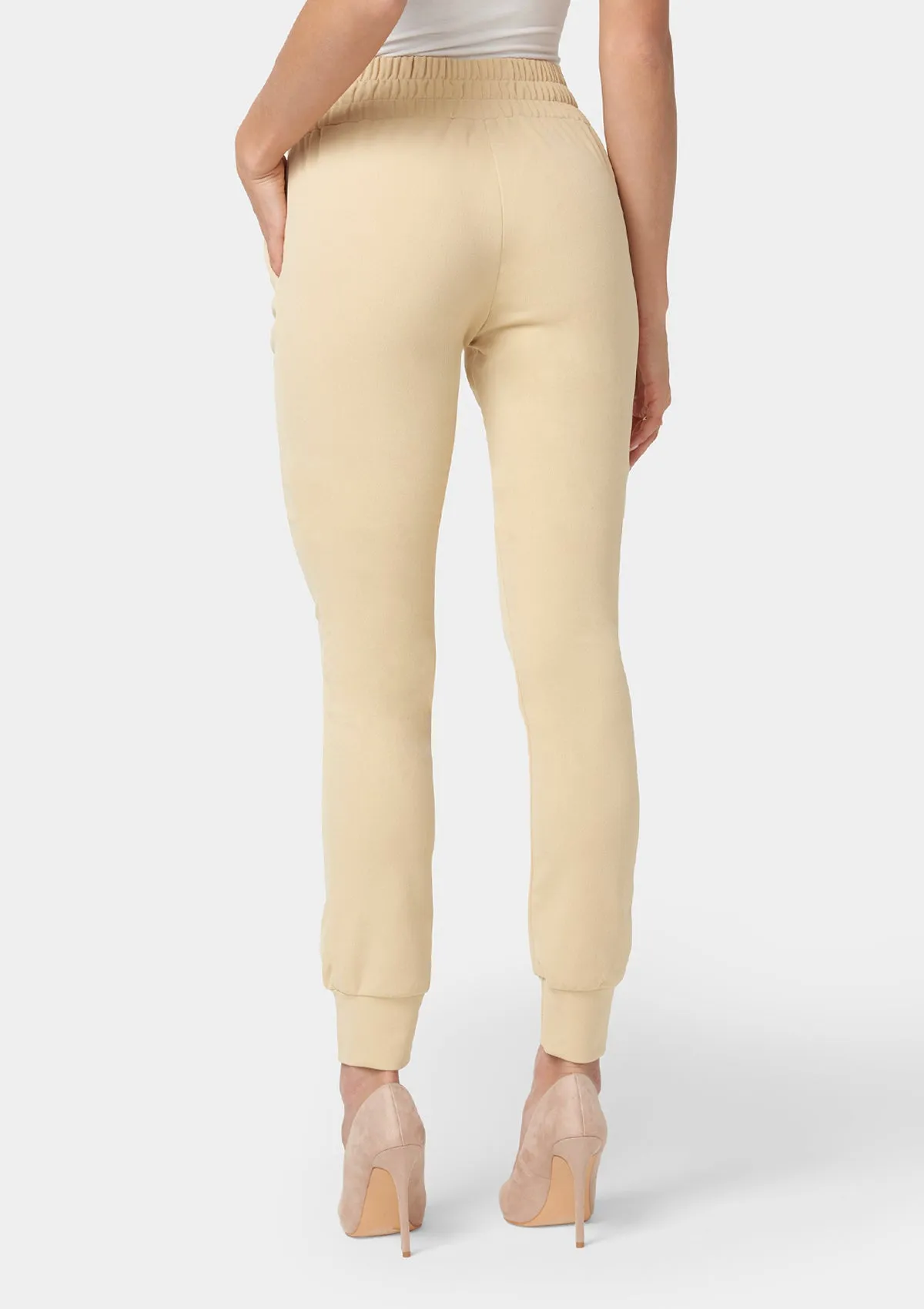 Tall Tianna Tie Waist Crepe Joggers Smart & Chic Outfit