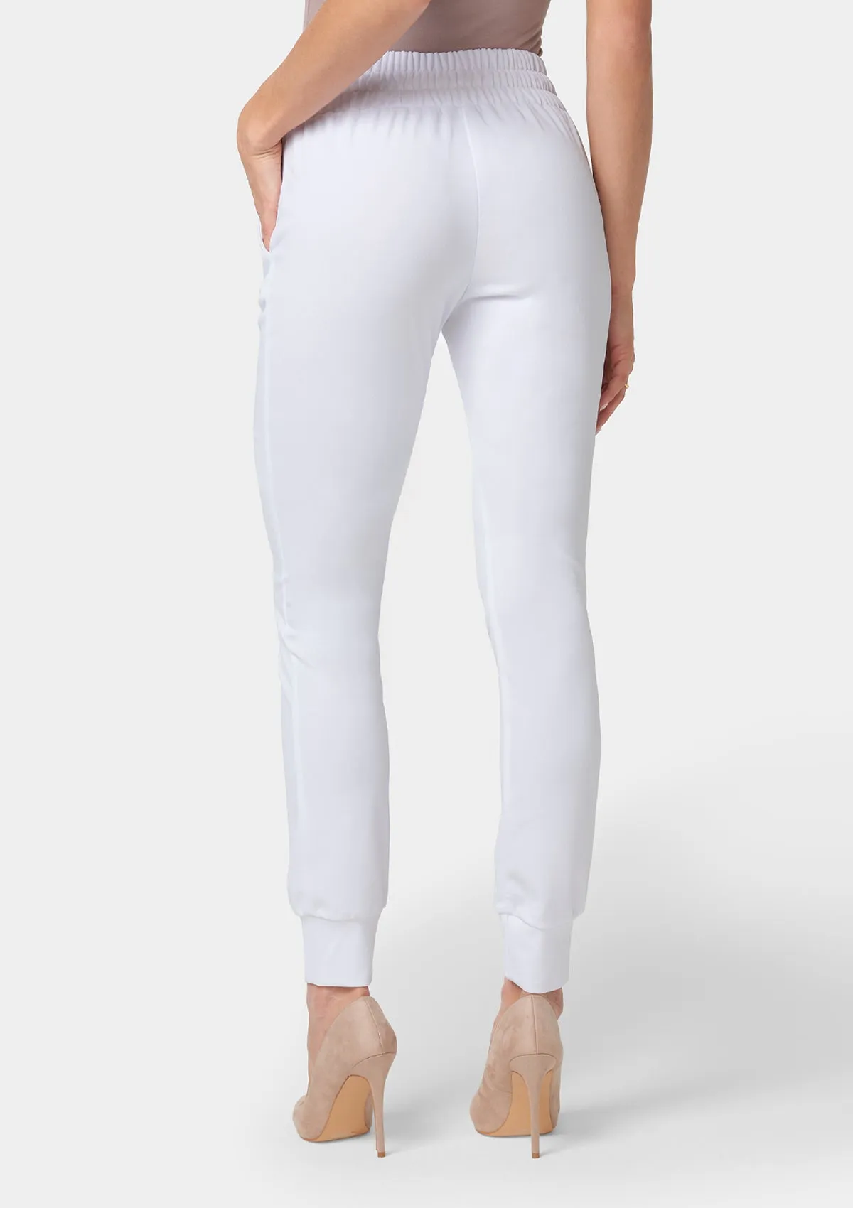 Tall Tianna Tie Waist Crepe Joggers Smart & Chic Outfit