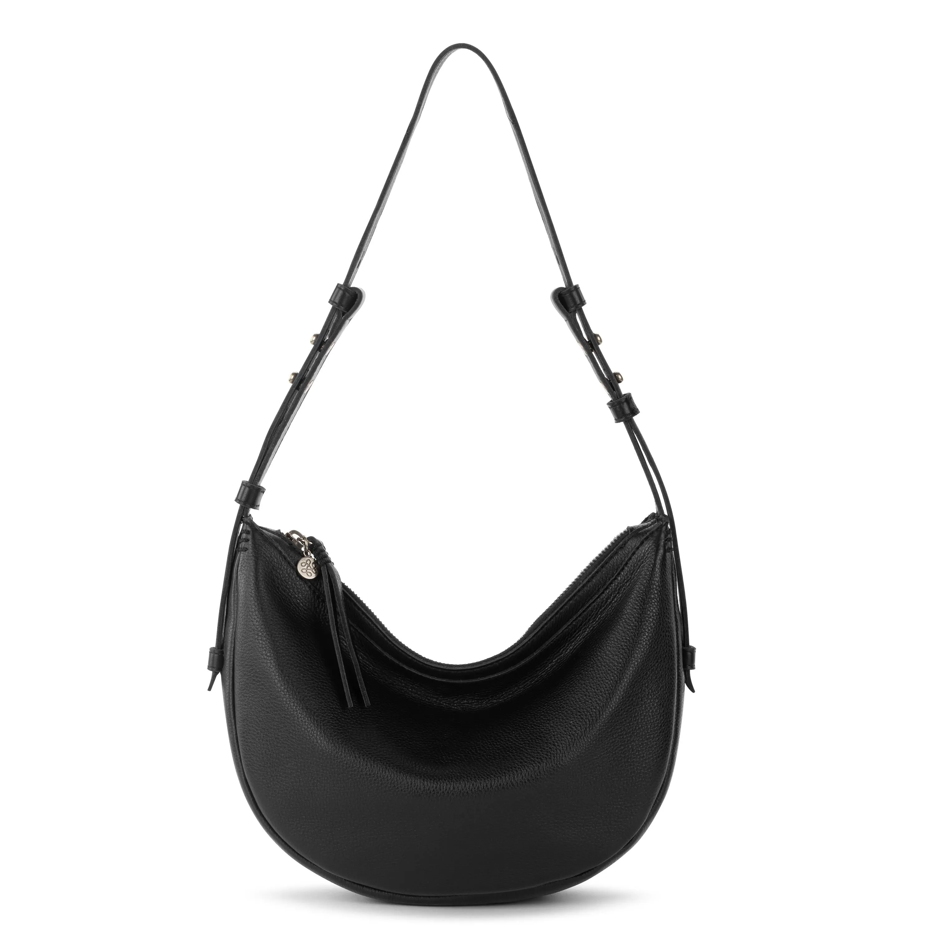 Tess Shoulder Bag - Leather - Black City Stroll