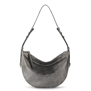 Tess Shoulder Bag - Leather - Dark Silver City Stroll