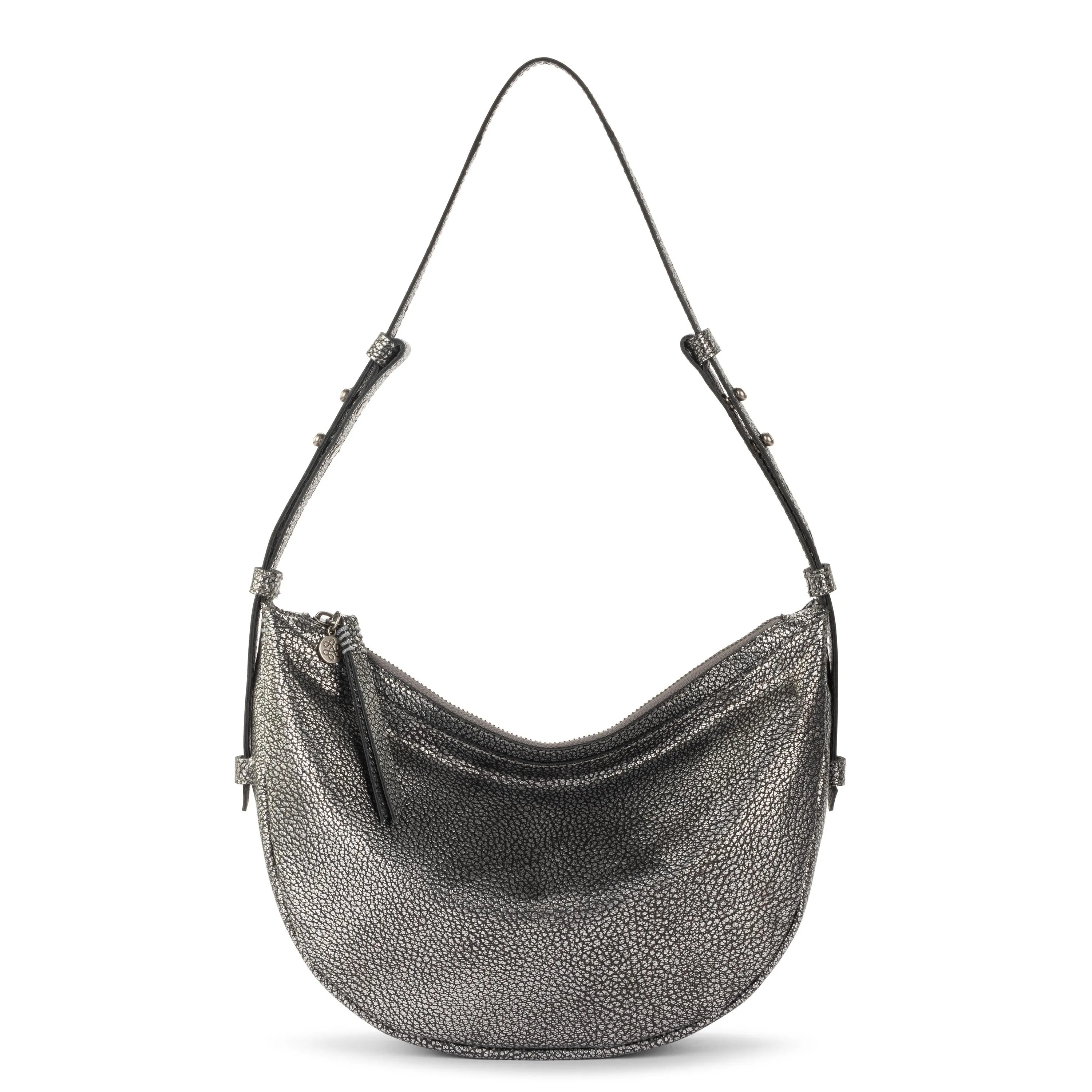 Tess Shoulder Bag - Leather - Dark Silver City Stroll