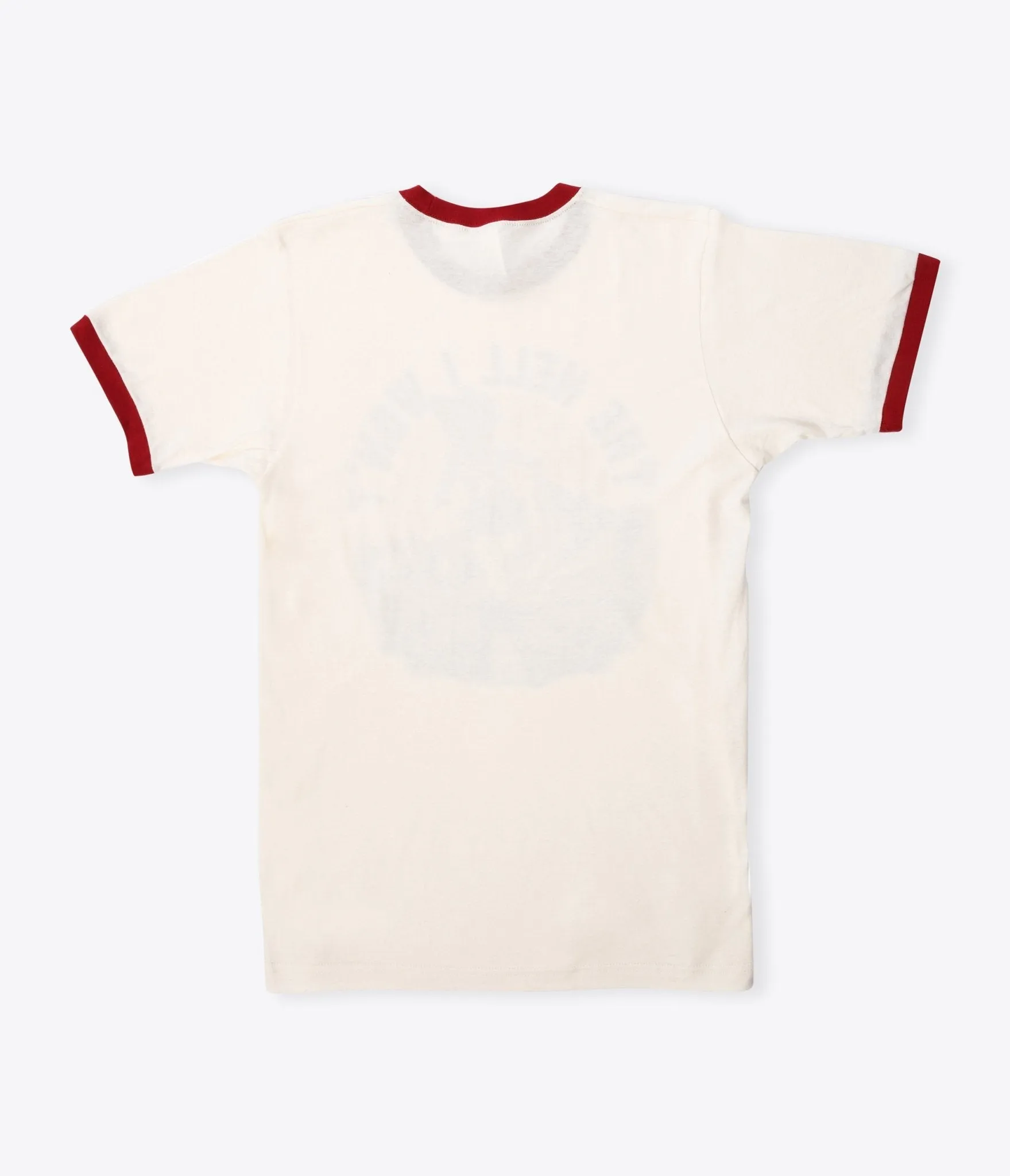 The Hell I Won't Red Collar Unisex Graphic Ringer Tee Easy Date Night