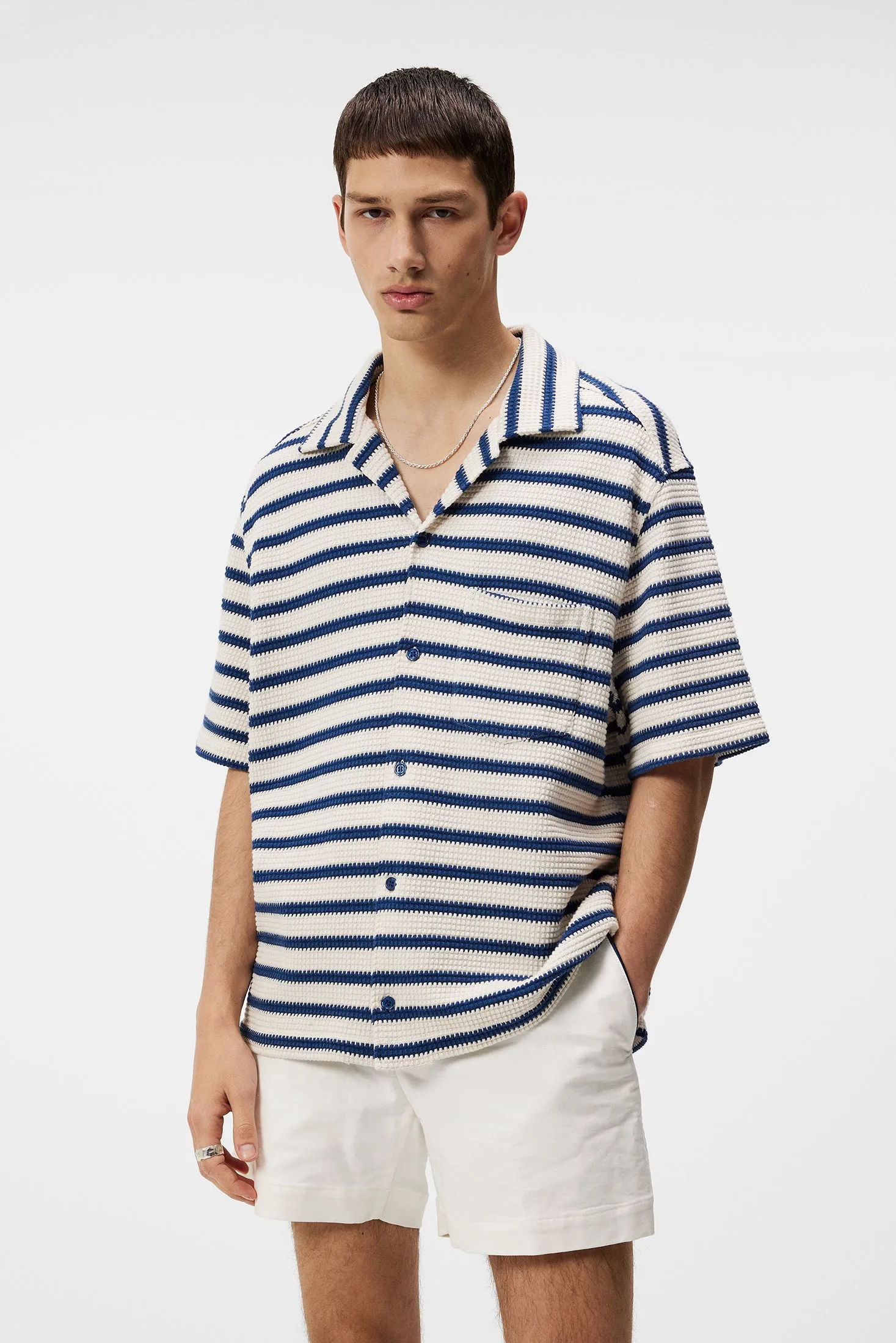 Tiro Resort Stripe Shirt Relaxed Lounge Fit