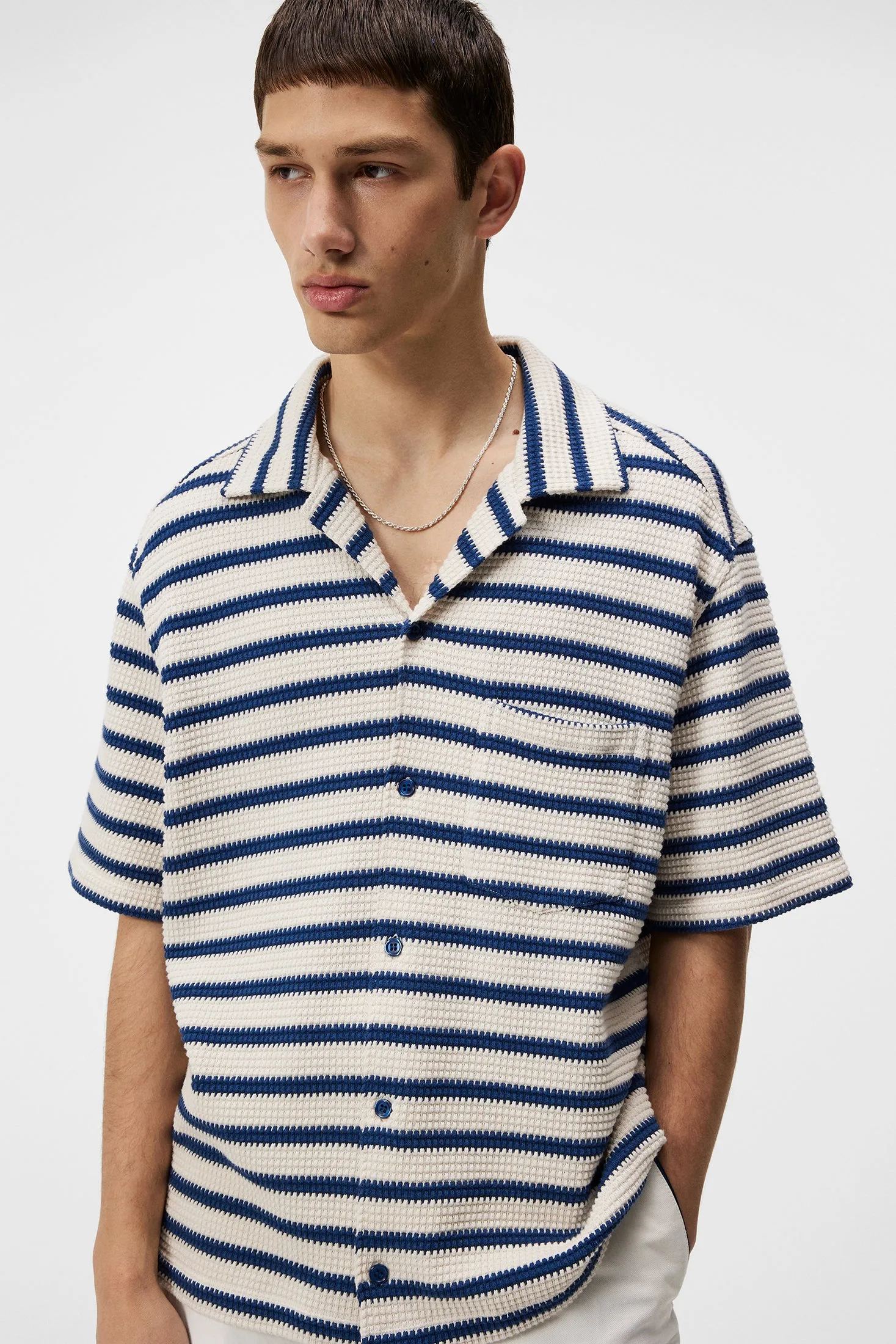 Tiro Resort Stripe Shirt Relaxed Lounge Fit