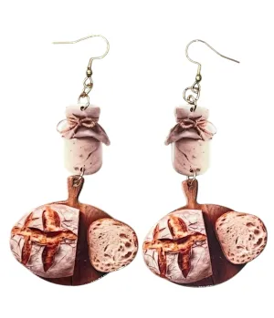 Trad Life Sourdough n' Starter Homestead Earrings Everyday Chic