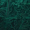 Unique Vintage 1920s Emerald Green Crushed Velvet & Ivory Lace Flapper Dress Casual Everyday Look