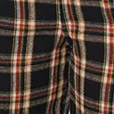 Unique Vintage 1930s Black & Auburn Plaid Thelma Suspender Pants Comfortable Travel Wear