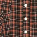 Unique Vintage Brown Plaid Suspender Flare Skirt Comfortable Travel Wear