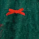 Unique Vintage Emerald Green & Red Ribbon Tulle Cupcake Swing Dress Casual Everyday Look