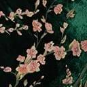 Unique Vintage Plus Size 1920s Emerald Velvet Floral Burnout Hemingway Flapper Dress Party Look