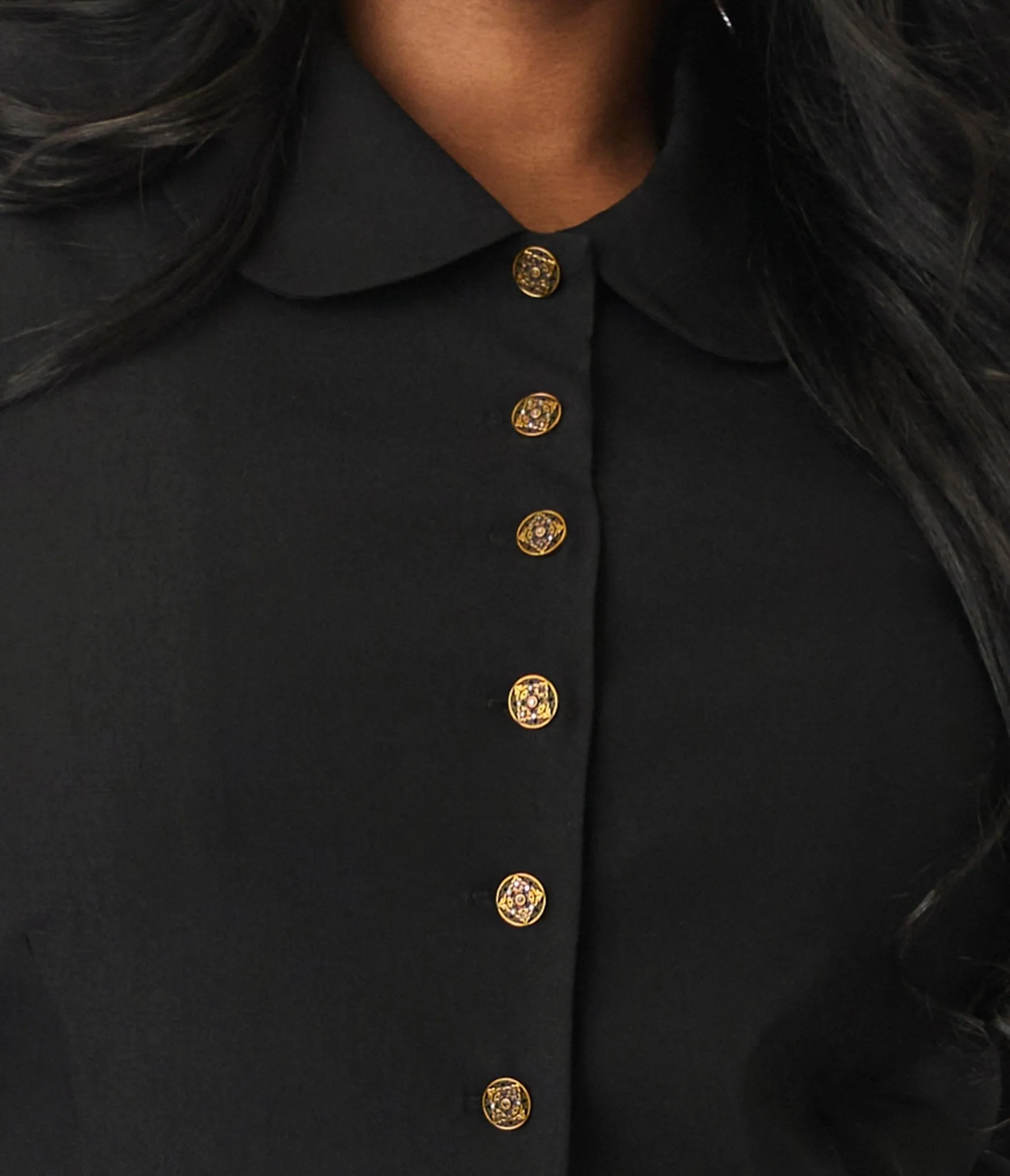 Unique Vintage Plus Size Black Peplum Jacket Easy Date Night
