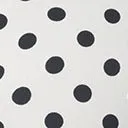 Unique Vintage White & Black Polka Sashed Bodysuit Easy Date Night