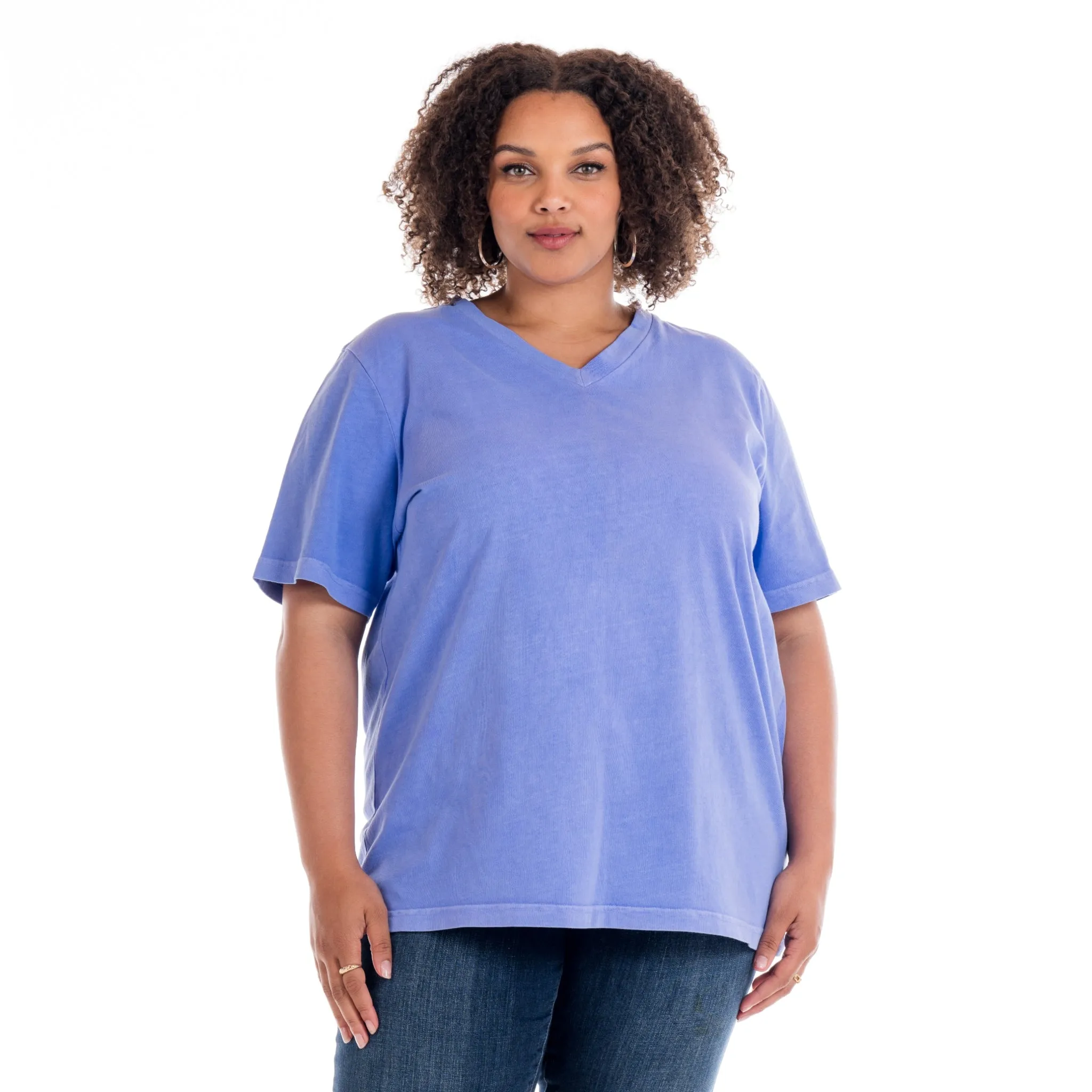 V-Neck T | Plus Size Weekend Relaxed Look