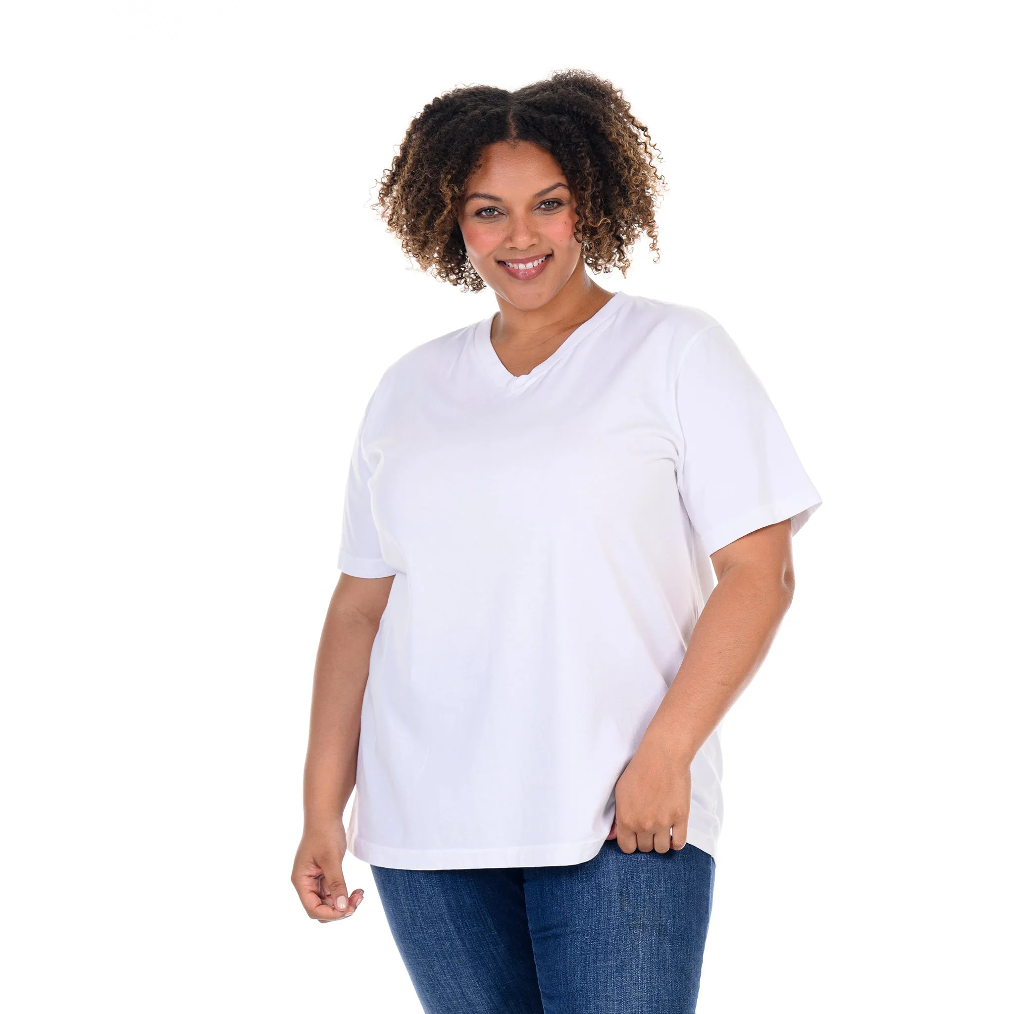 V-Neck T | Plus Size Weekend Relaxed Look