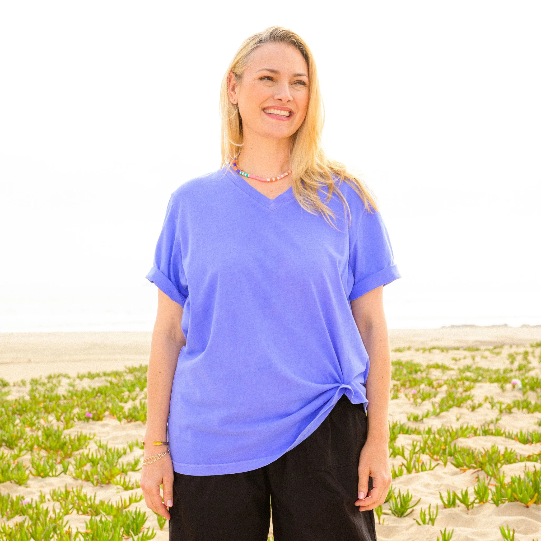 V-Neck T | Plus Size Weekend Relaxed Look