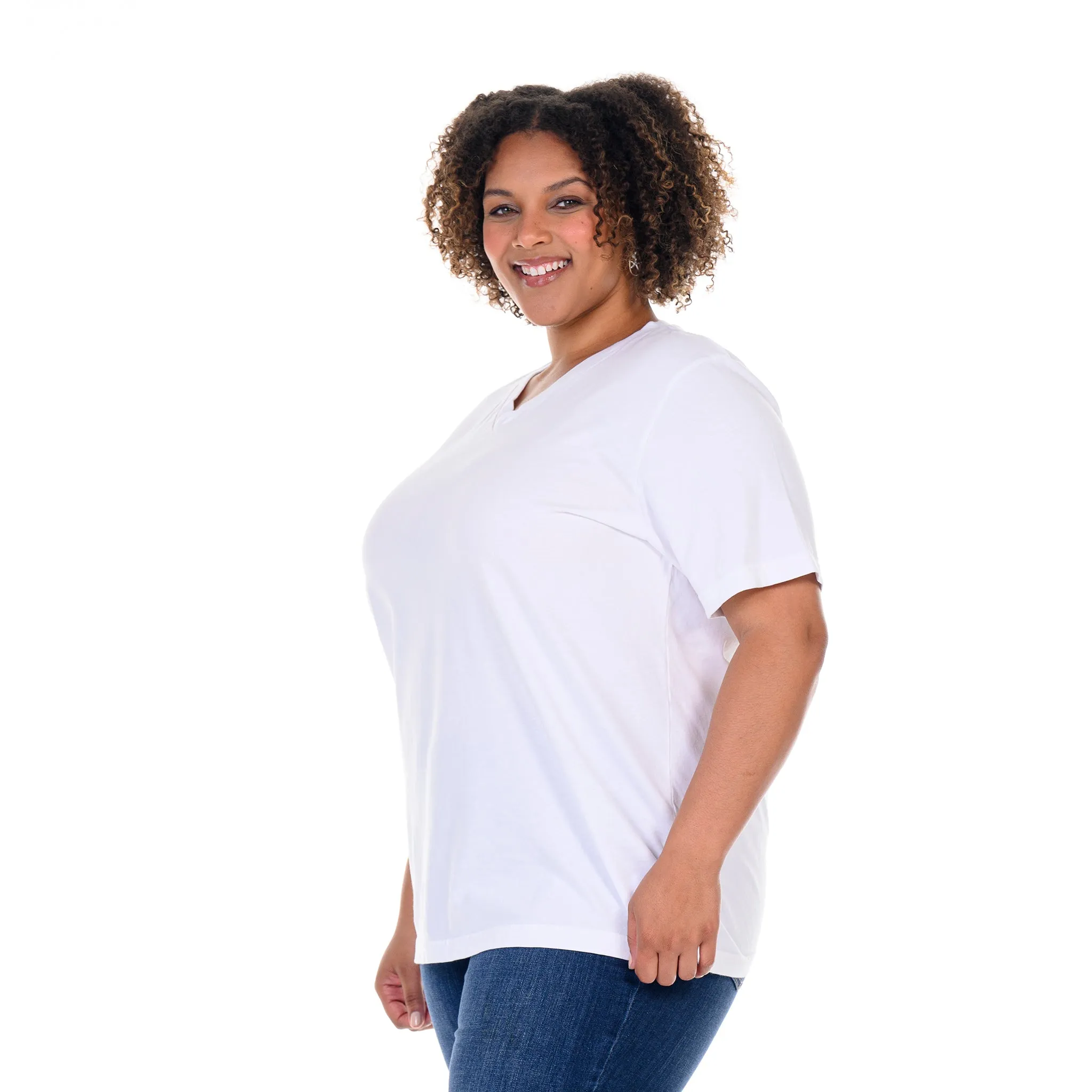 V-Neck T | Plus Size Weekend Relaxed Look