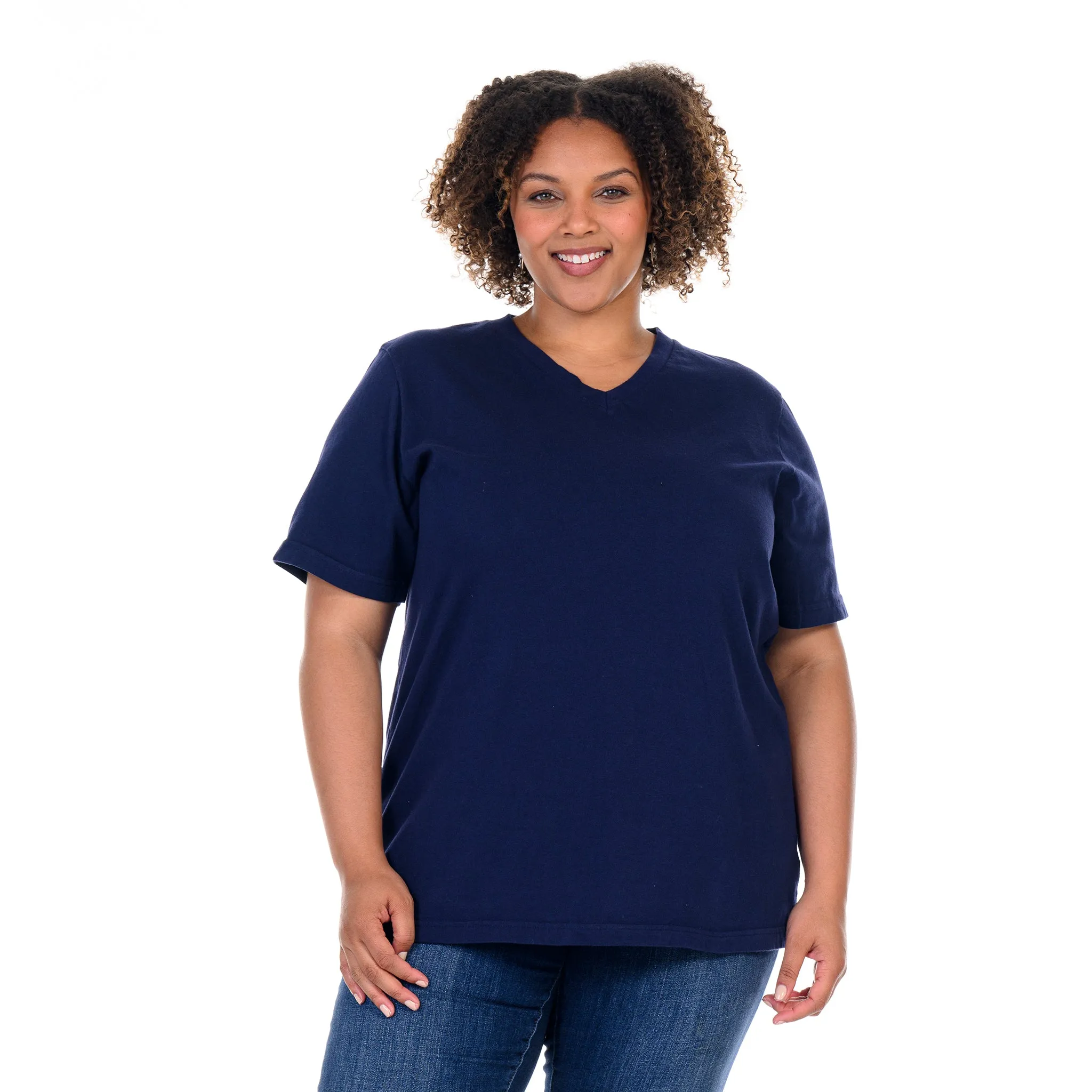 V-Neck T | Plus Size Weekend Relaxed Look