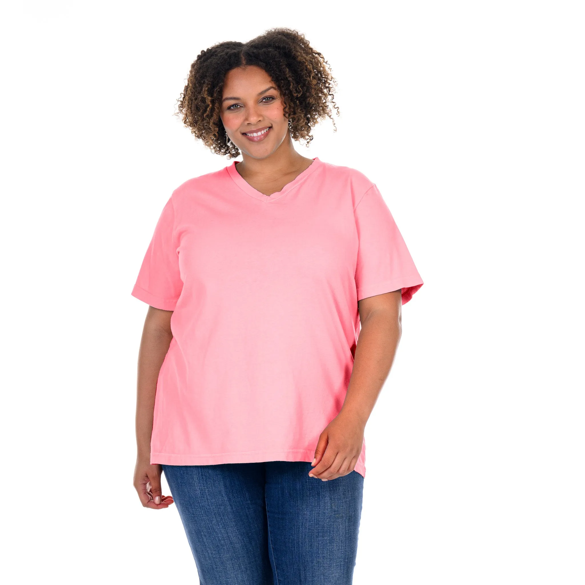 V-Neck T | Plus Size Weekend Relaxed Look